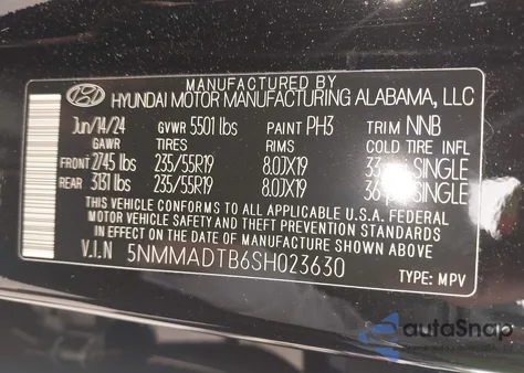 2025 Genesis Gv70 2.5T Awd z USA, uszkodzony, nr VIN 5NMMADTB6SH023630